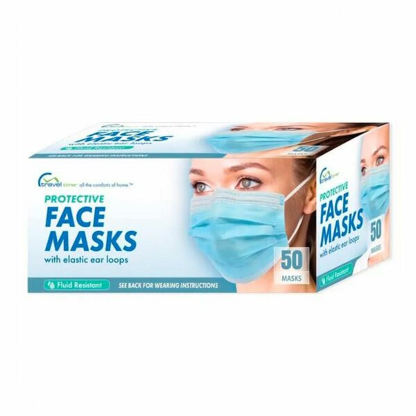 Protective Face Masks w/ Elastic Ear Loops