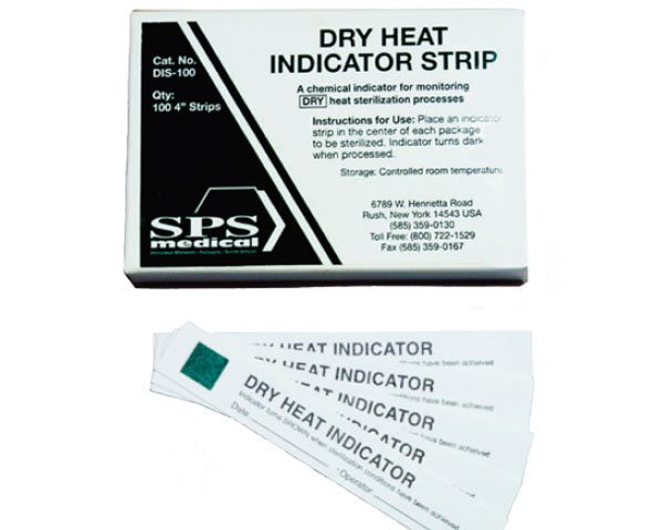 dry heat disinfection process indicator strips pack of 100