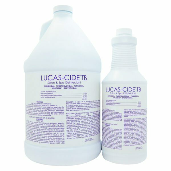 concentrated disinfectant one step for all salon surfaces and implements