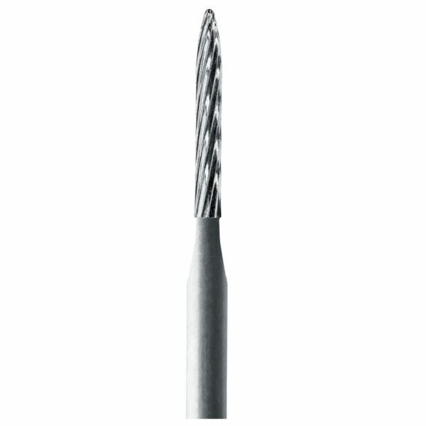 pointed taper adhesive removal bur for orthodontics