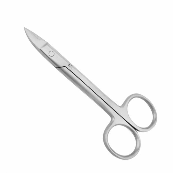 Prodent Crown and Collar Non-Serrated Curved Scissors