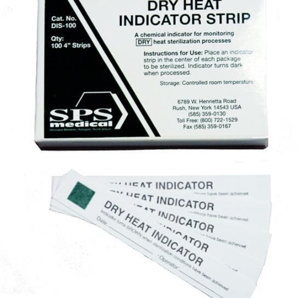 Dry Heat Indicator Strips 100/Box