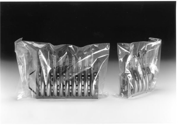 post sterilization barrier bags for implements, instruments protected from contamination.