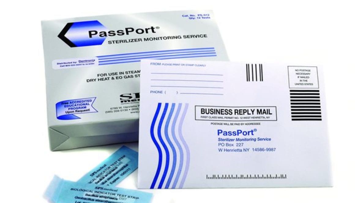 passport sterilization monitoring by mail for sterilization equipment