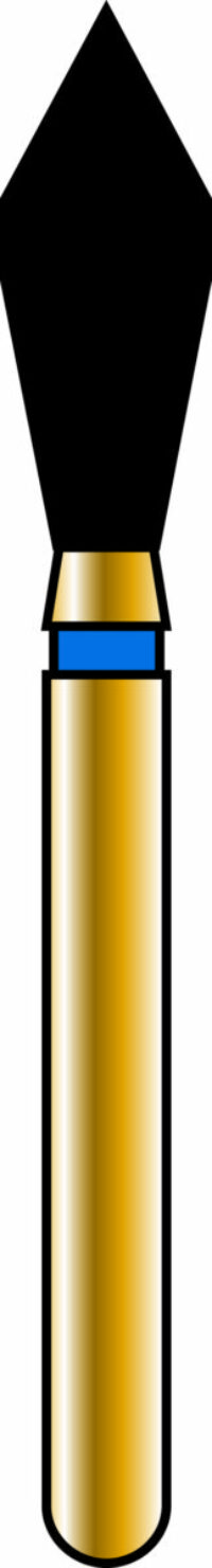 Occlusal 27-7mm Gold Diamond Bur - Coarse Grit