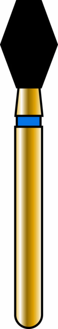 Occlusal 31-4.2mm Gold Diamond Bur - Coarse Grit