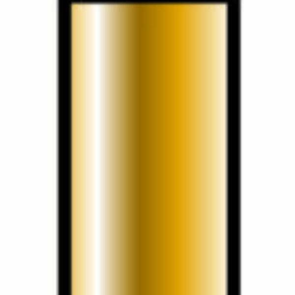 Round Edge Cylinder 10-6mm Gold Diamond Bur