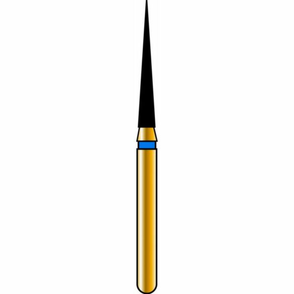 Flame 14-10mm Gold Diamond Bur