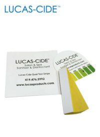 Lucas-Cide Salon and Spa Disinfectant Quat Test Strips