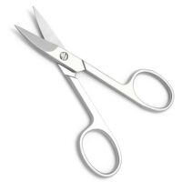 Toe Nail Scissors Curved 4.5"