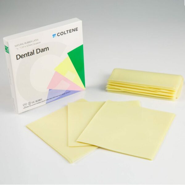 Dental Dam Latex, 6x6, Thin, Light Color -36 pcs