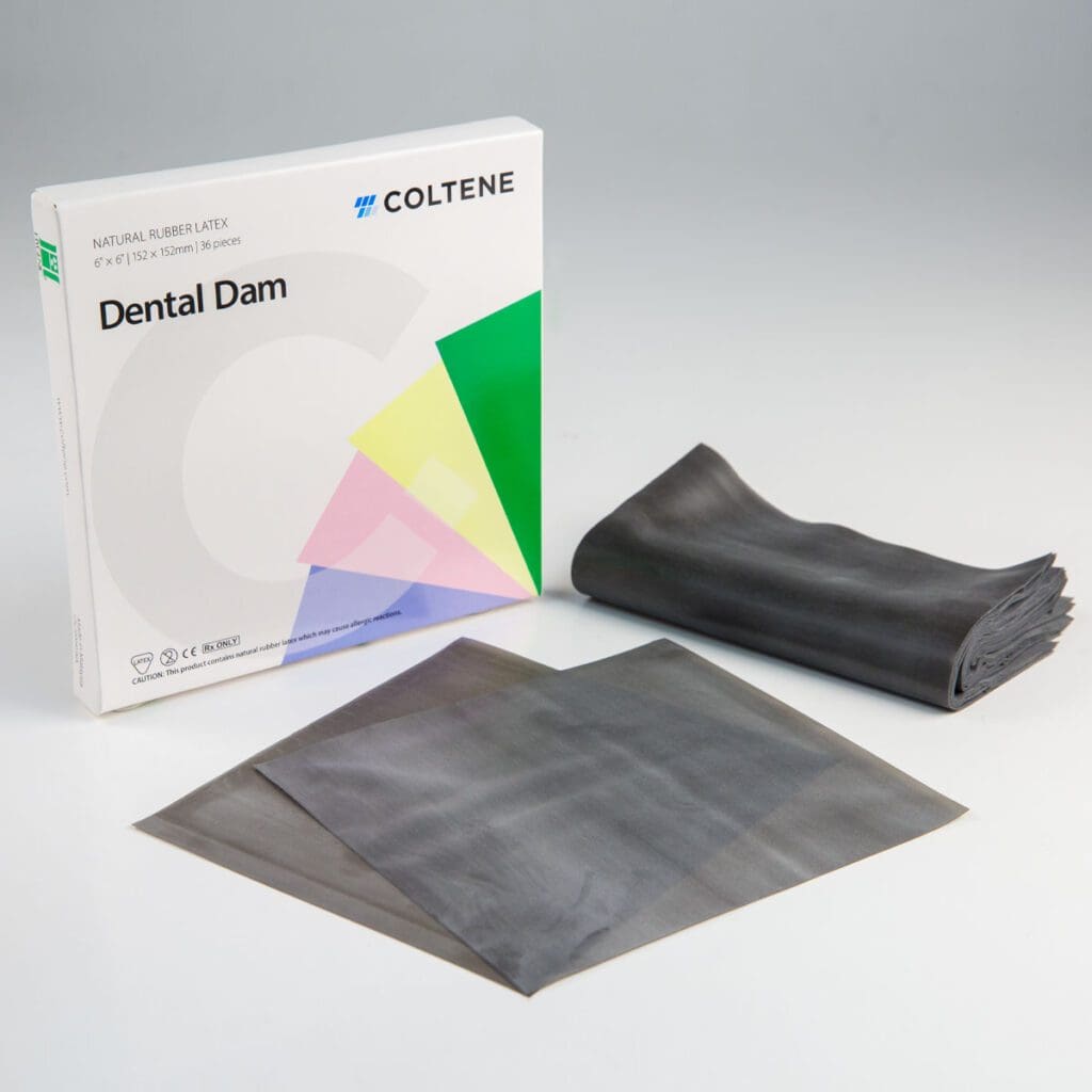 Dental Dam Latex, 6x6, Heavy, Dark 36 pcs » Diatech Dental Tools