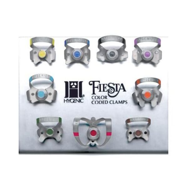 HYGENIC FIESTA 9 Color Coded Winged Clamp Pak