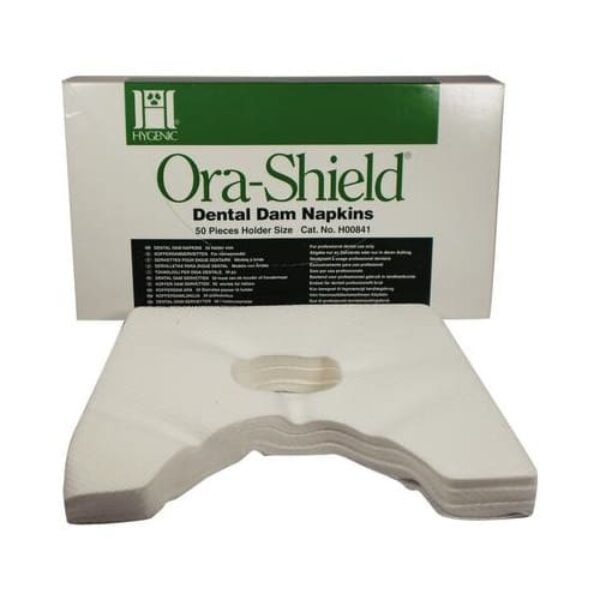 HYGENIC ORA-SHIELD® Dental Dam Napkins - Fits Frame Size 5“ (127 mm) and 6“ (152 mm)